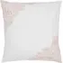 Square Pillowcase with Embroidered Pattern - Pink