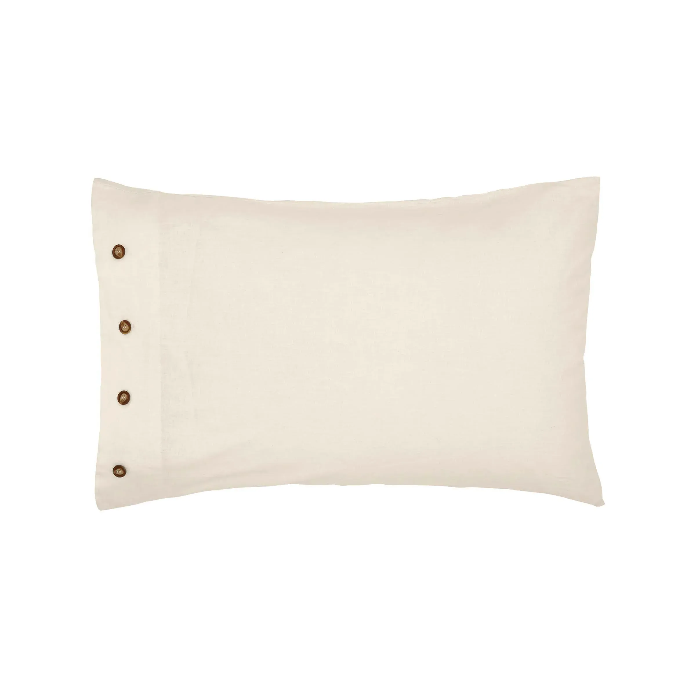 Standard Pillowcase - White, Cotton Linen