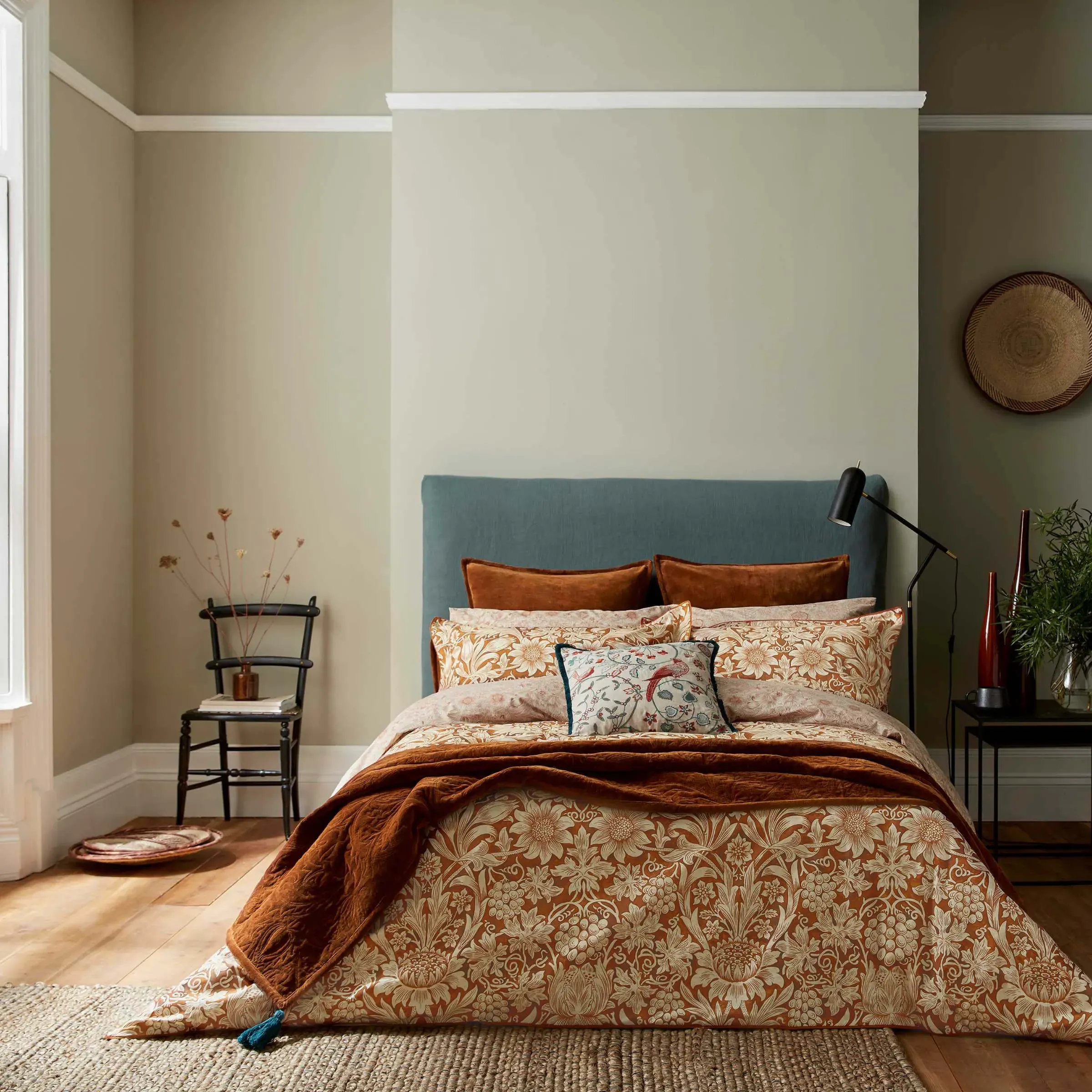 Sunflower Single Duvet Cover Set - Saffron, Cotton alternate view