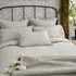 Super King Duvet Cover - Silver, Cotton Linen