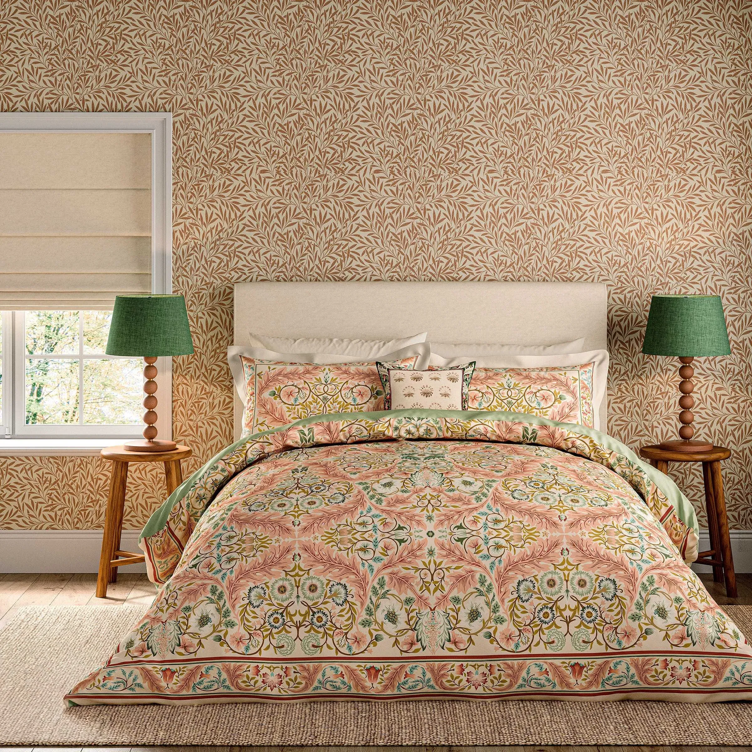 Double Duvet Cover Set Earthly Paradise - Rose