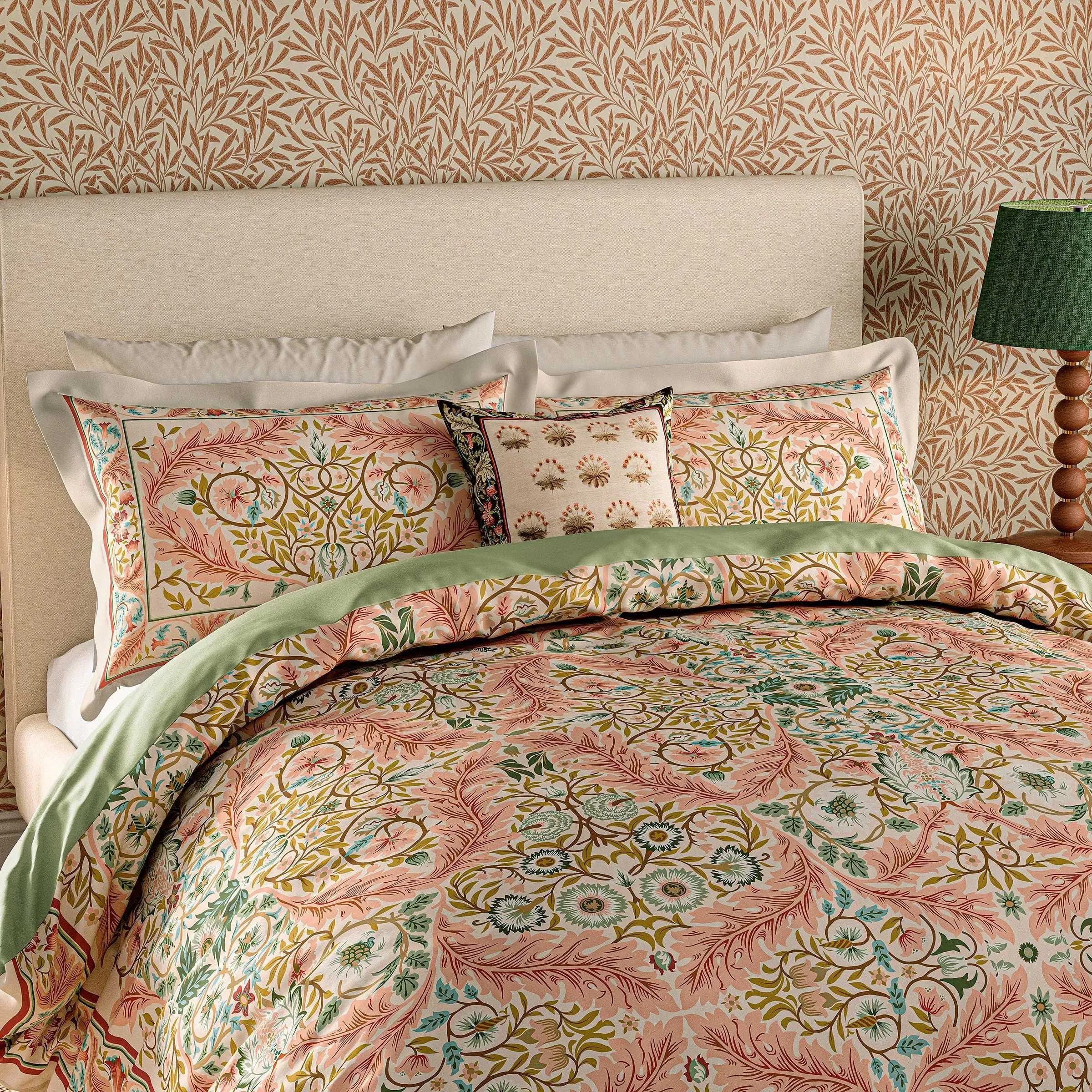 Double Duvet Cover Set Earthly Paradise - Rose