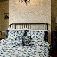 King Size Duvet Cover Set - Indigo, Cotton