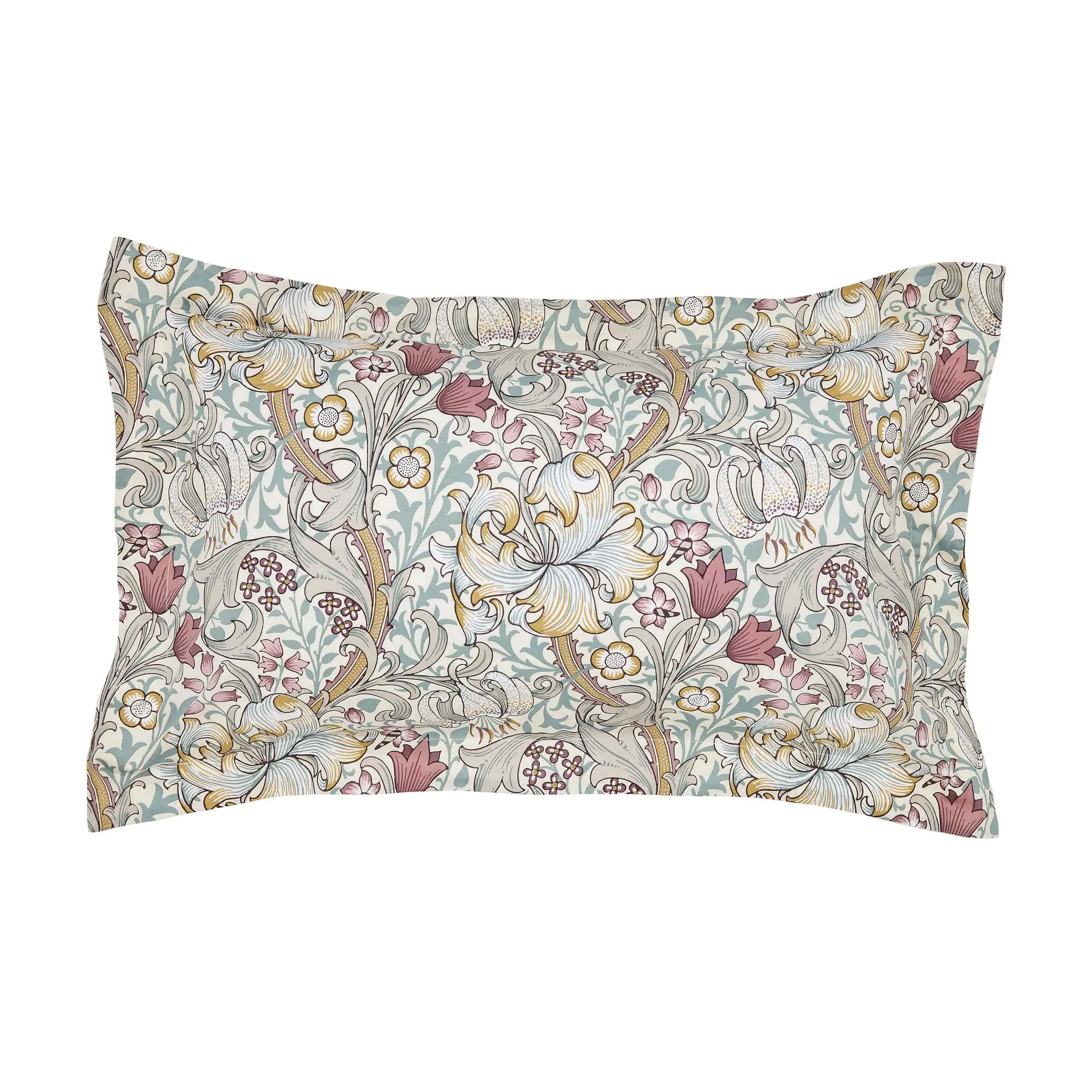 William Morris Golden Lily Single Duvet Cover Set - Fig alternate view