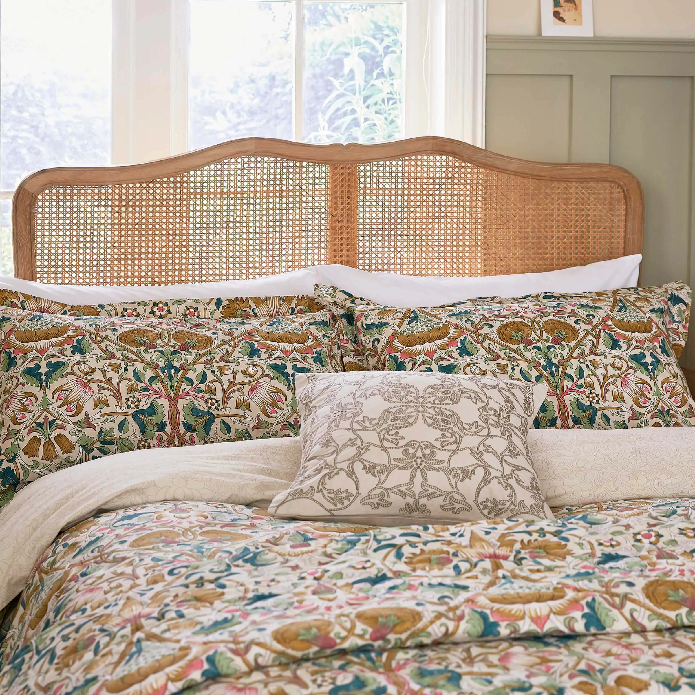 William Morris Lodden Single Duvet Cover Set - Primrose, Cotton Percale product
