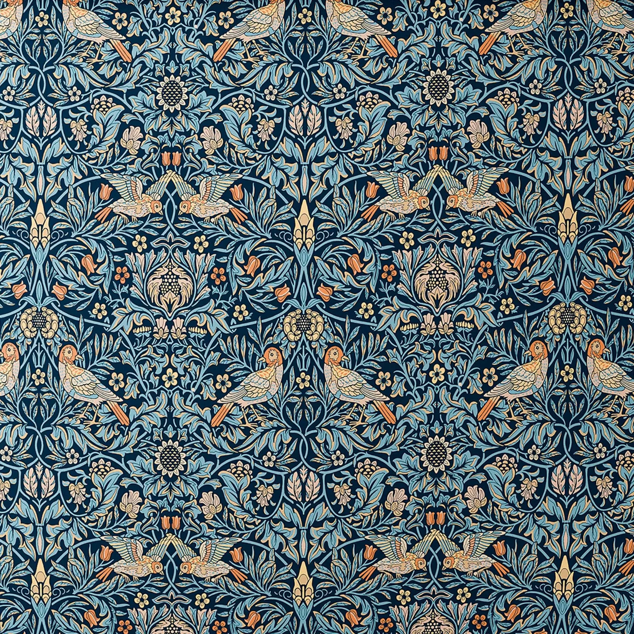 Square Cushion - Webb's Blue, Cotton