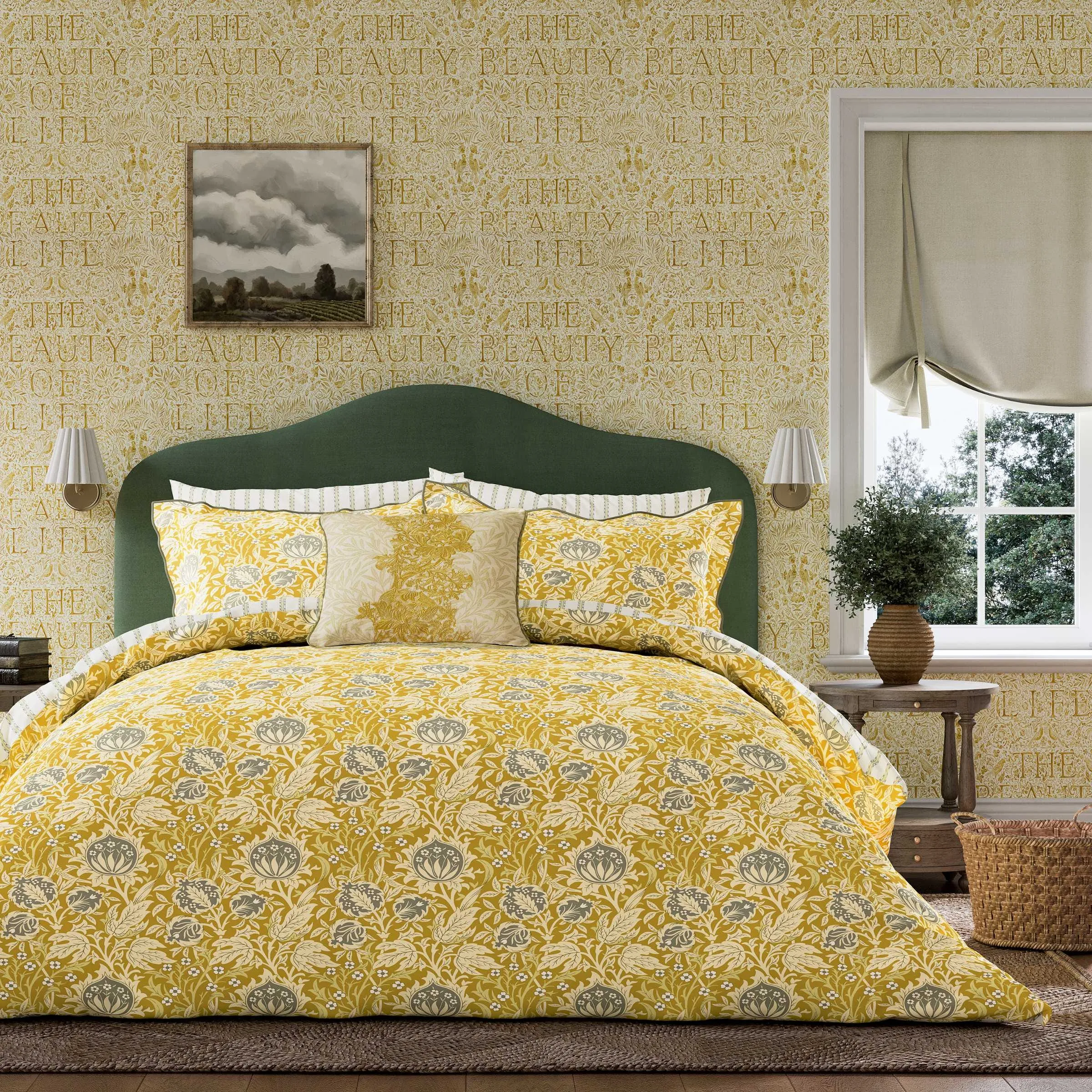 Super King Duvet Cover Set - Sunflower, Cotton