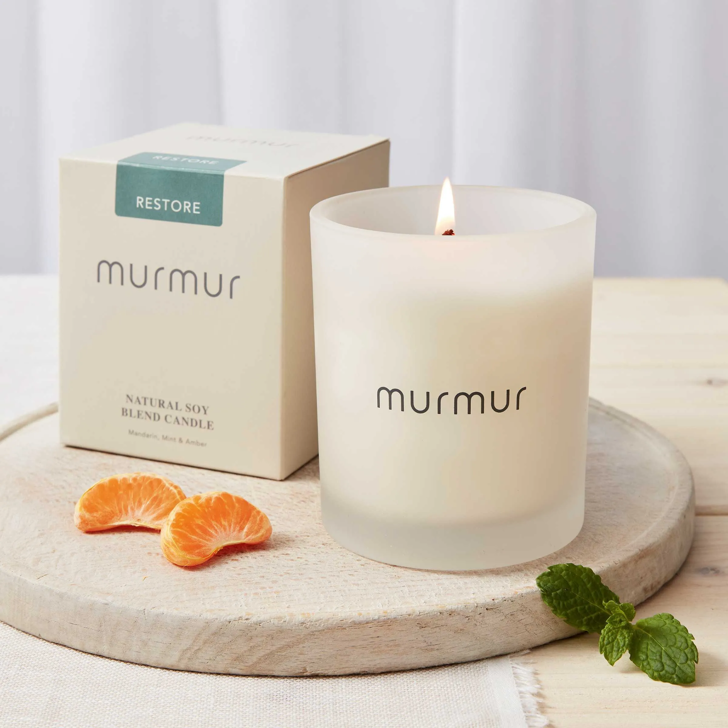 1 Wick Scented Candle - Restore Blend