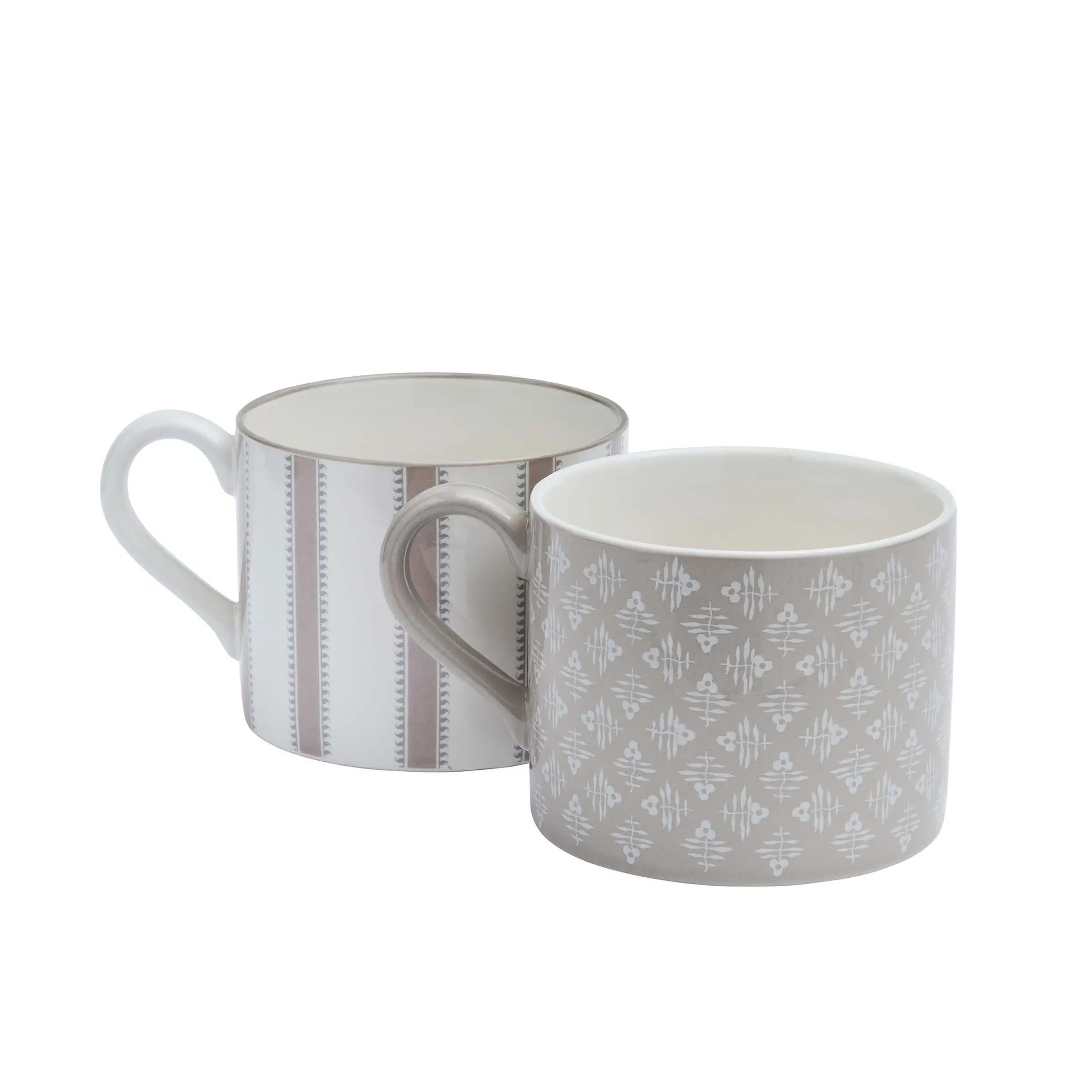 2-Piece Mug Set - Cloud Grey, Stoneware