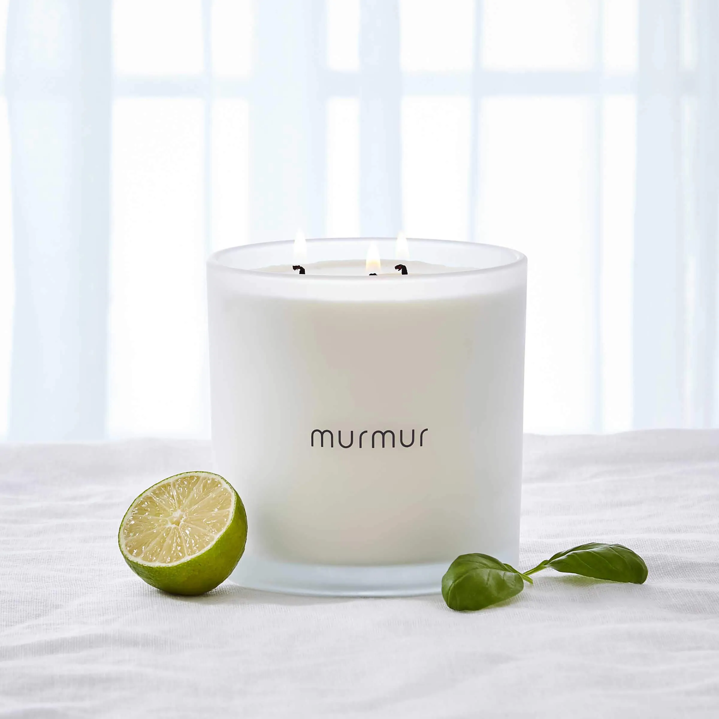 3-Wick Scented Candle Spa - Lime