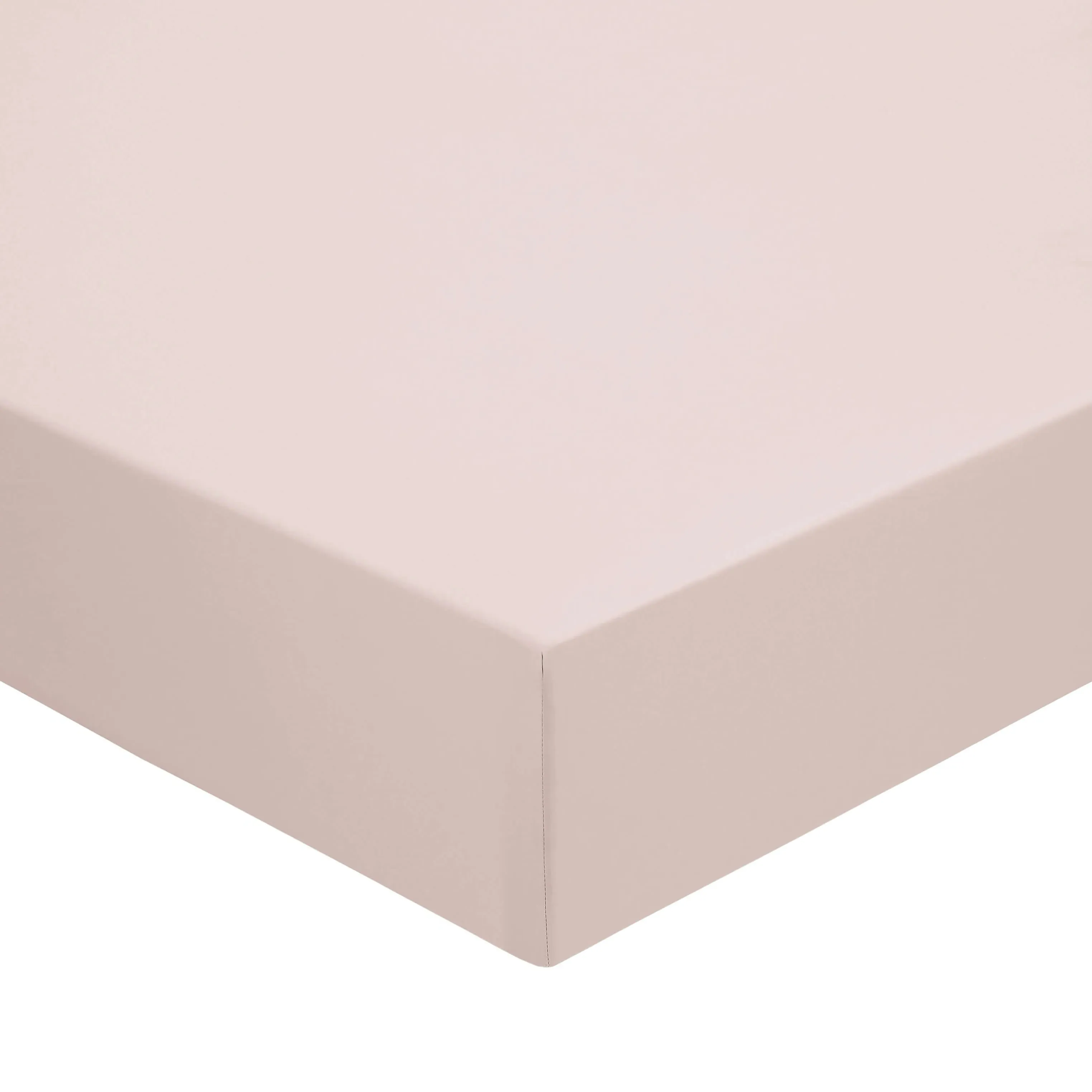 500 Thread Count Super King Fitted Sheet - Rose, Cotton Sateen product