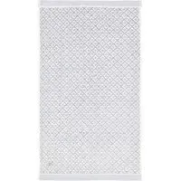 Bath Sheet with Jacquard Pattern - Grey, Cotton