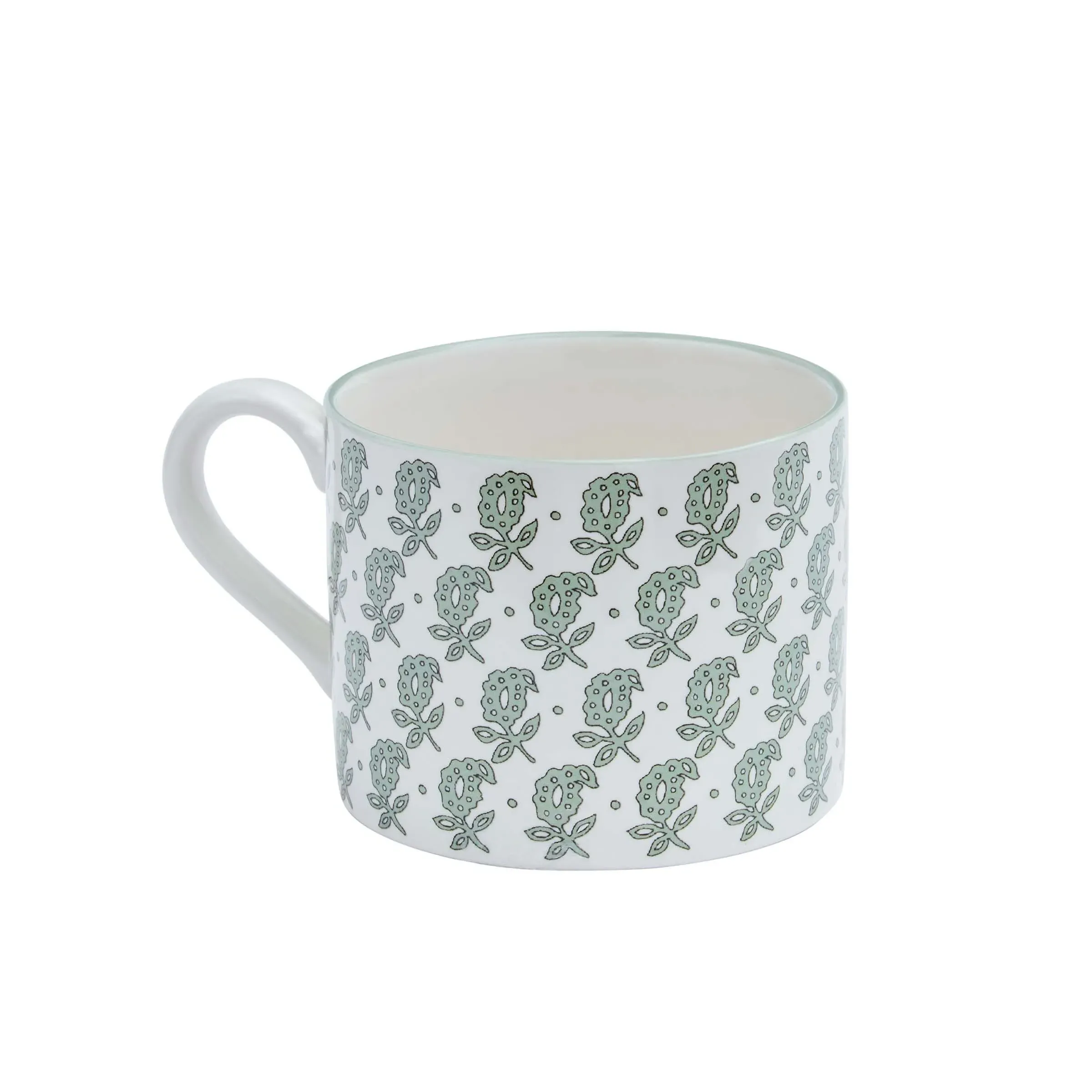 Bree Paisley Mug - Mourne Green, Stoneware product