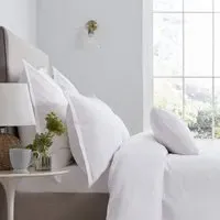 Double Duvet Cover - White, Cotton