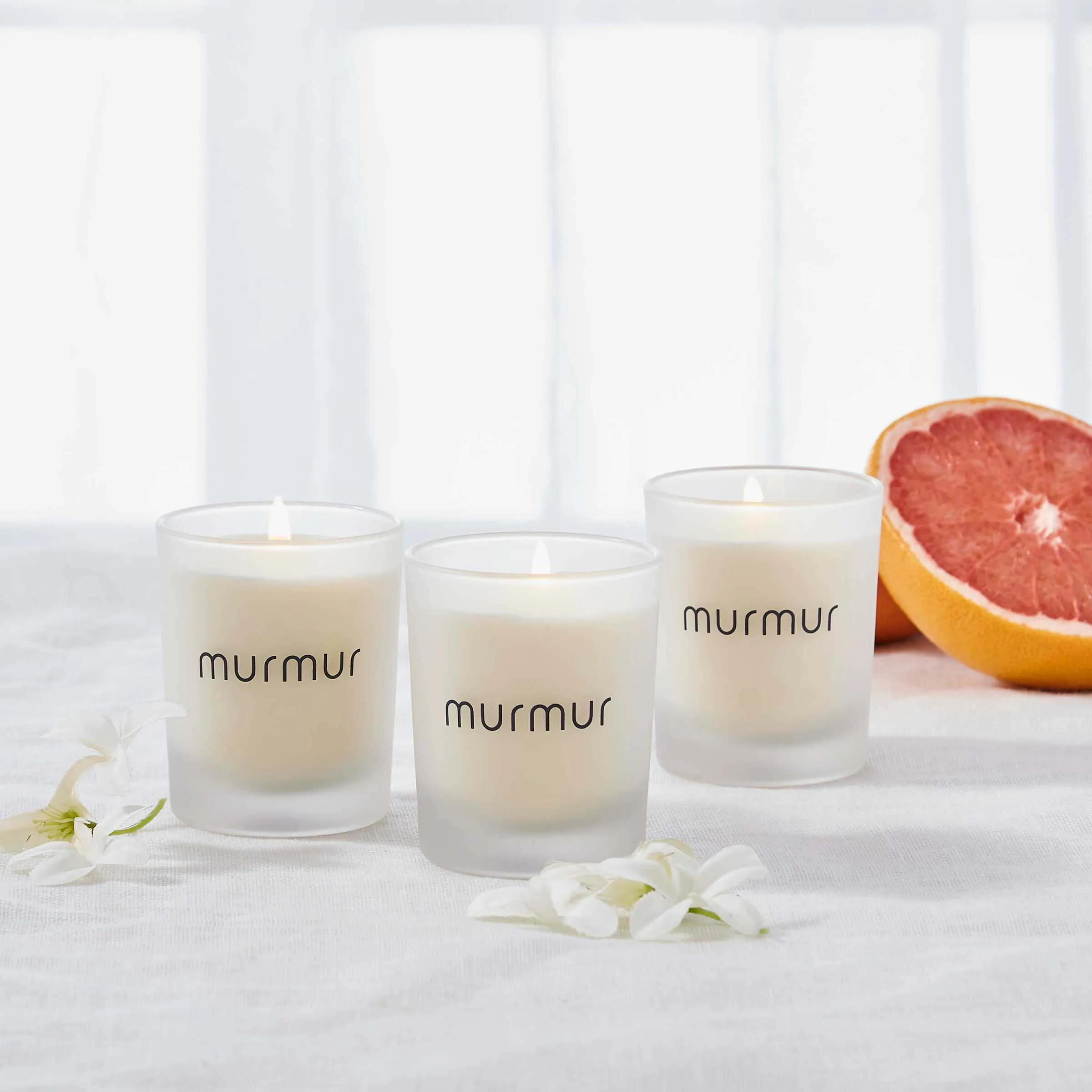 Energise Votive Scented Candle 3 Pack - Pomelo & Grapefruit product