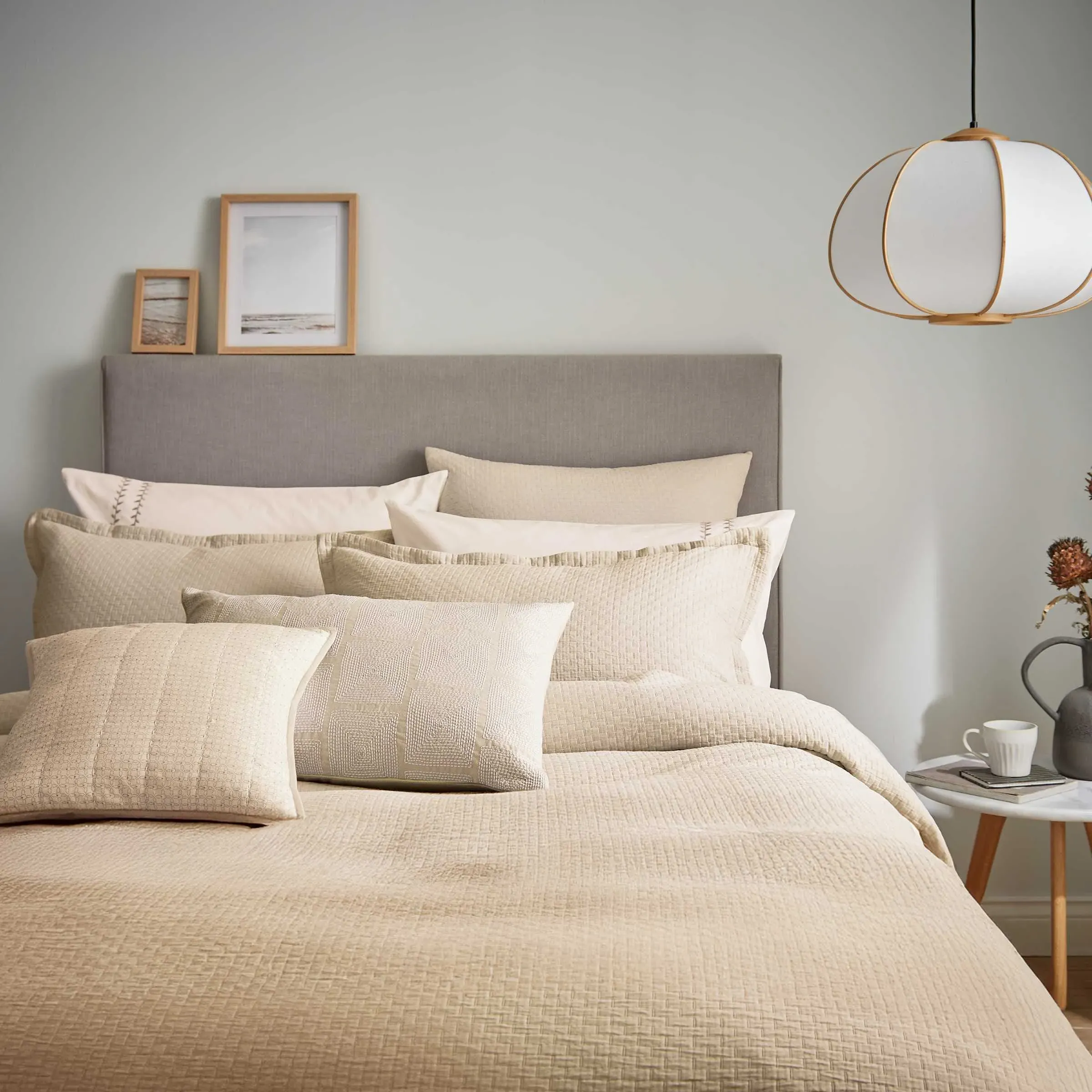 Esther Standard Pillowcase - Linen alternate view