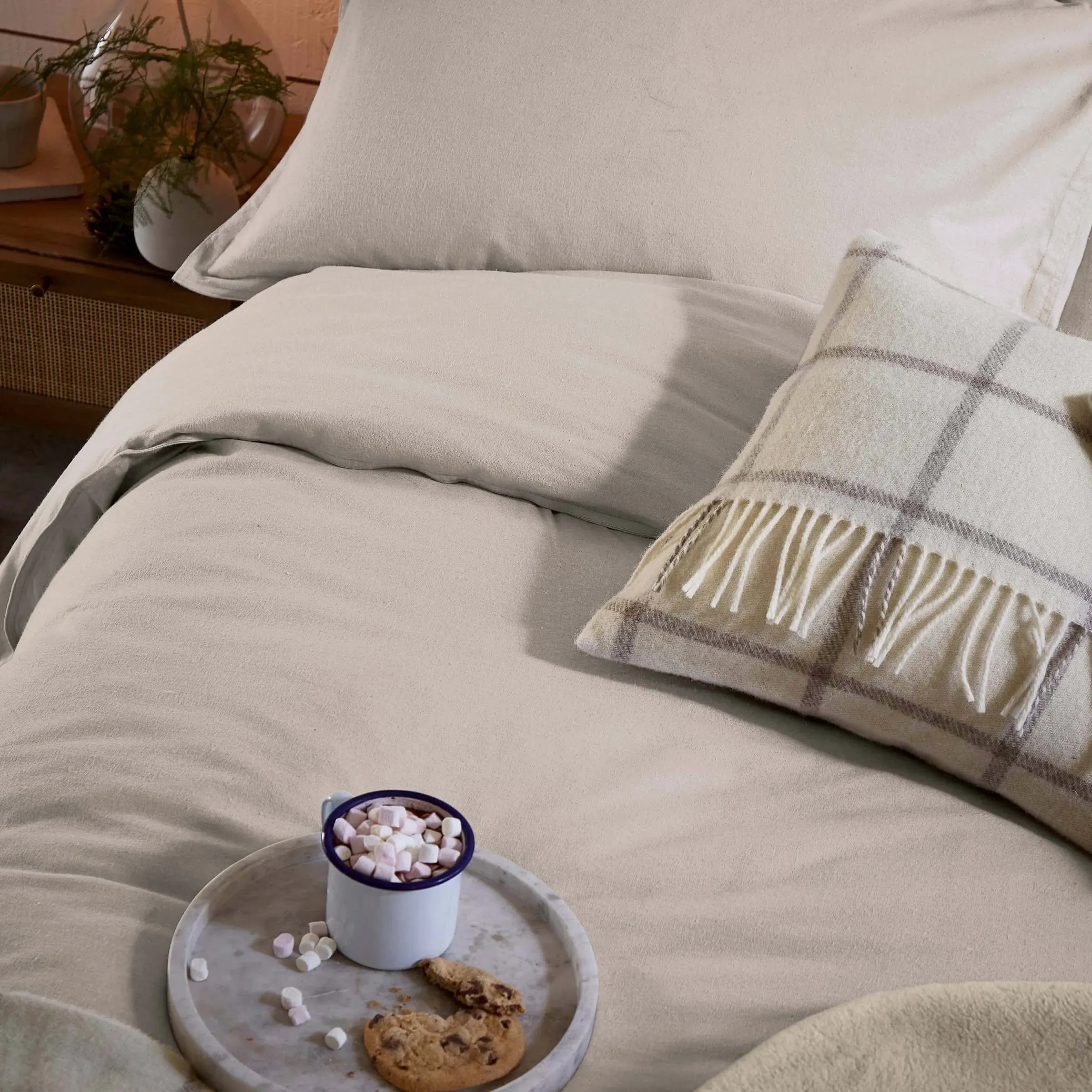 King Size Duvet Cover - Linen, Brushed Cotton