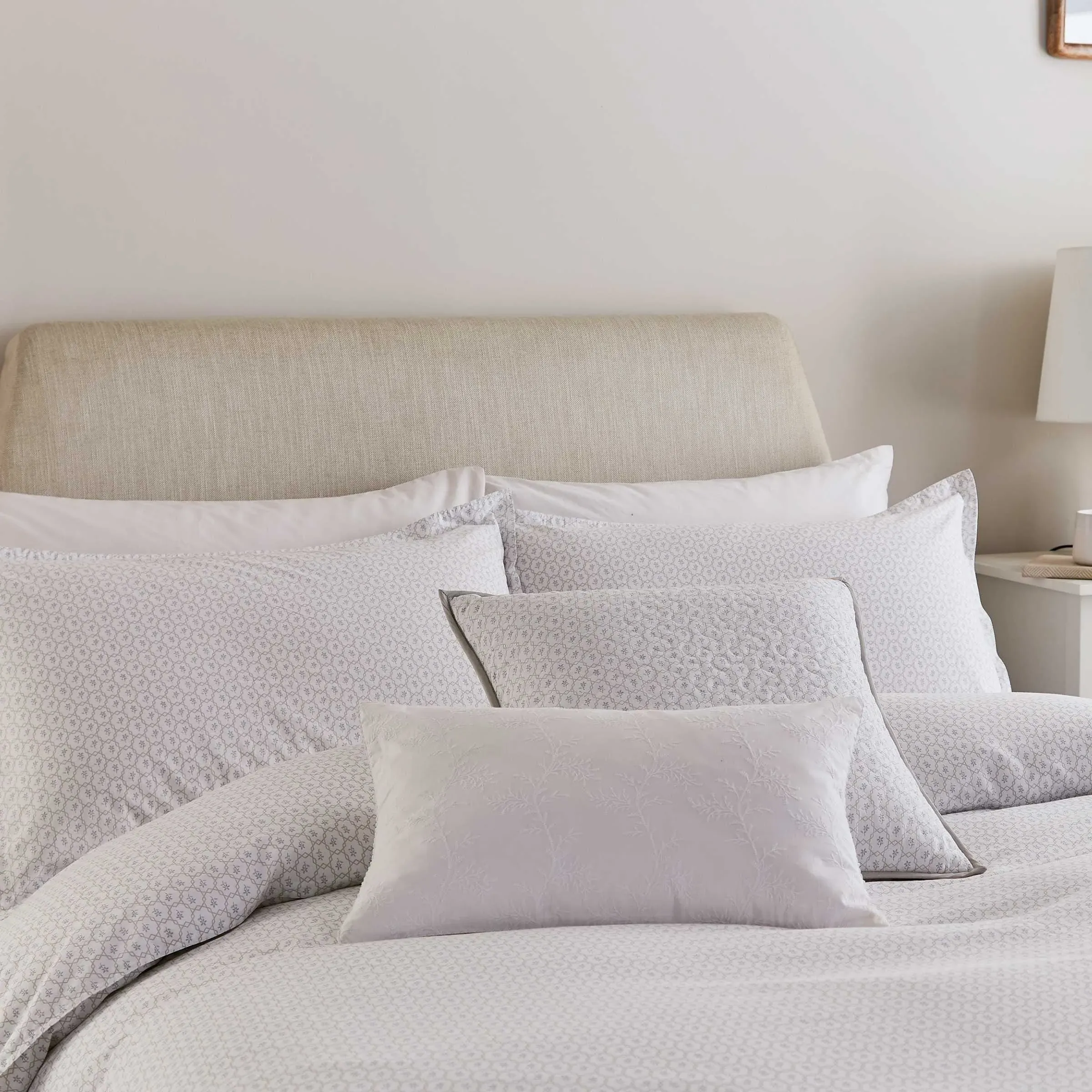 King Size Duvet Cover Set - Linen, Cotton Percale