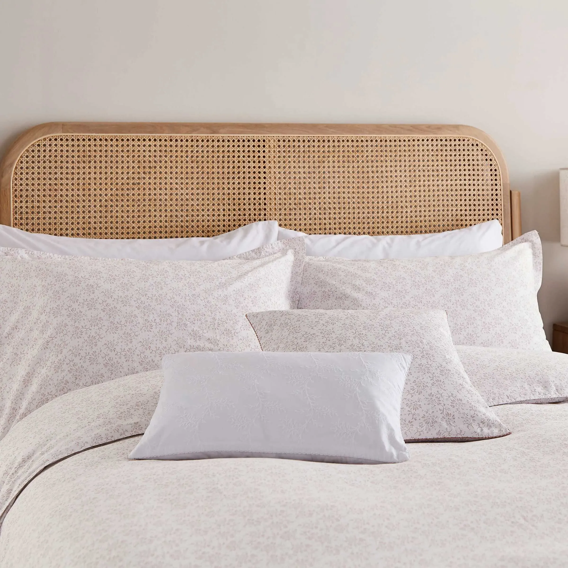 King Size Duvet Cover Set - Shell Pink, Cotton