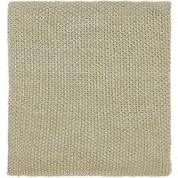 Knitted Throw with Ombre Effect - Green, Cotton