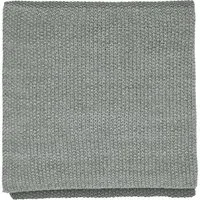 Knitted Throw with Ombre Effect - Grey, Cotton