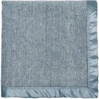 Lewin Herringbone Woven Throw - Ballintoy Blue, Wool alternate view