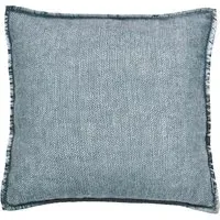 Lewin Wool Herringbone Woven Cushion - Ballintoy Blue alternate view