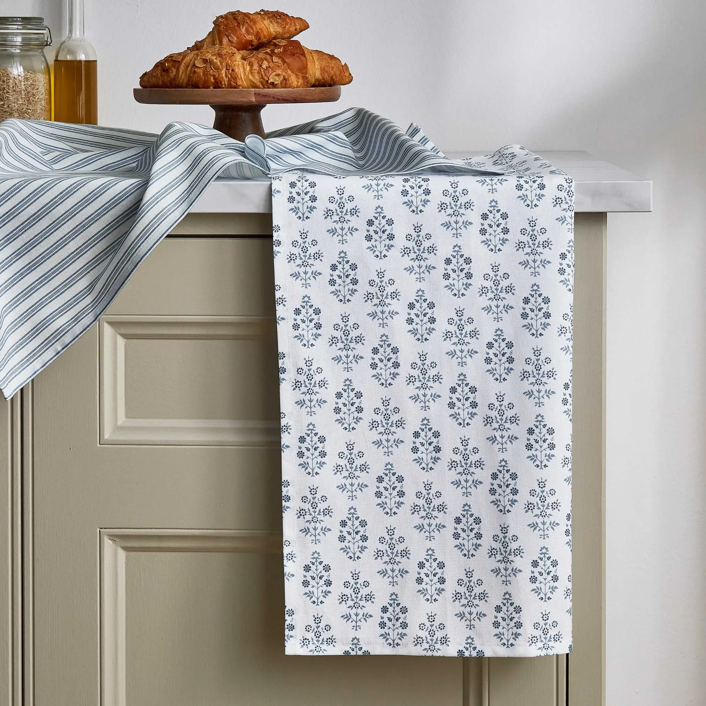 Linn & Sofie Tea Towels Set of 2 - Ballintoy Blue, Cotton product