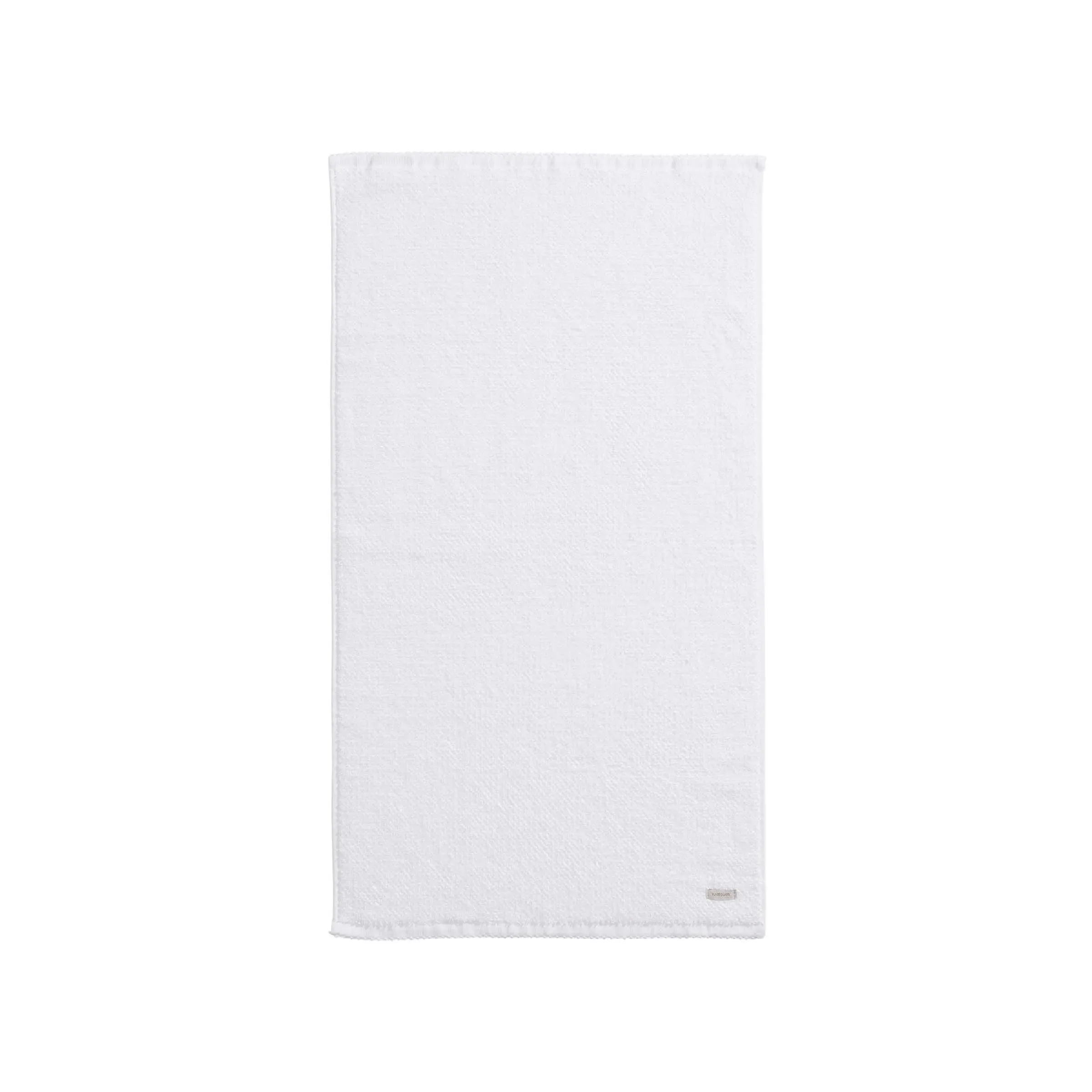 Lune Sculpted Hand Towel - White, Cotton product