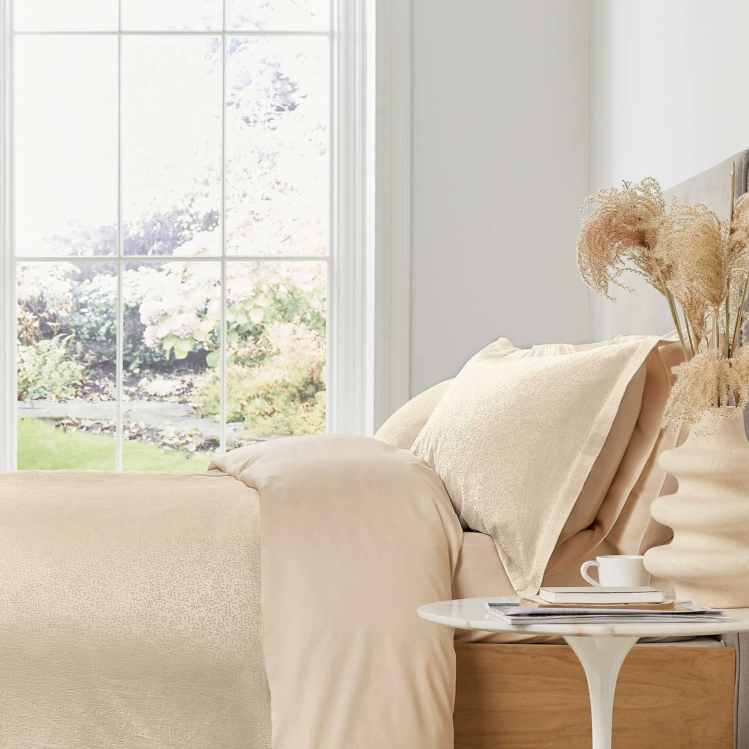 Meadow Double Duvet Cover Set - Linen, Cotton Sateen product