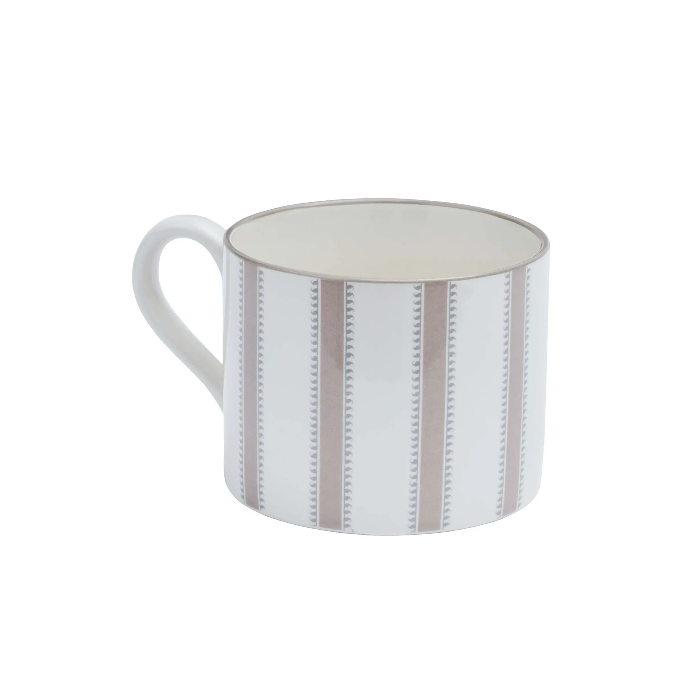 Nore Striped Mug - Cloud Grey, Stoneware product