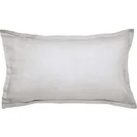 Oxford Pillowcase - Cloud Grey, Brushed Cotton