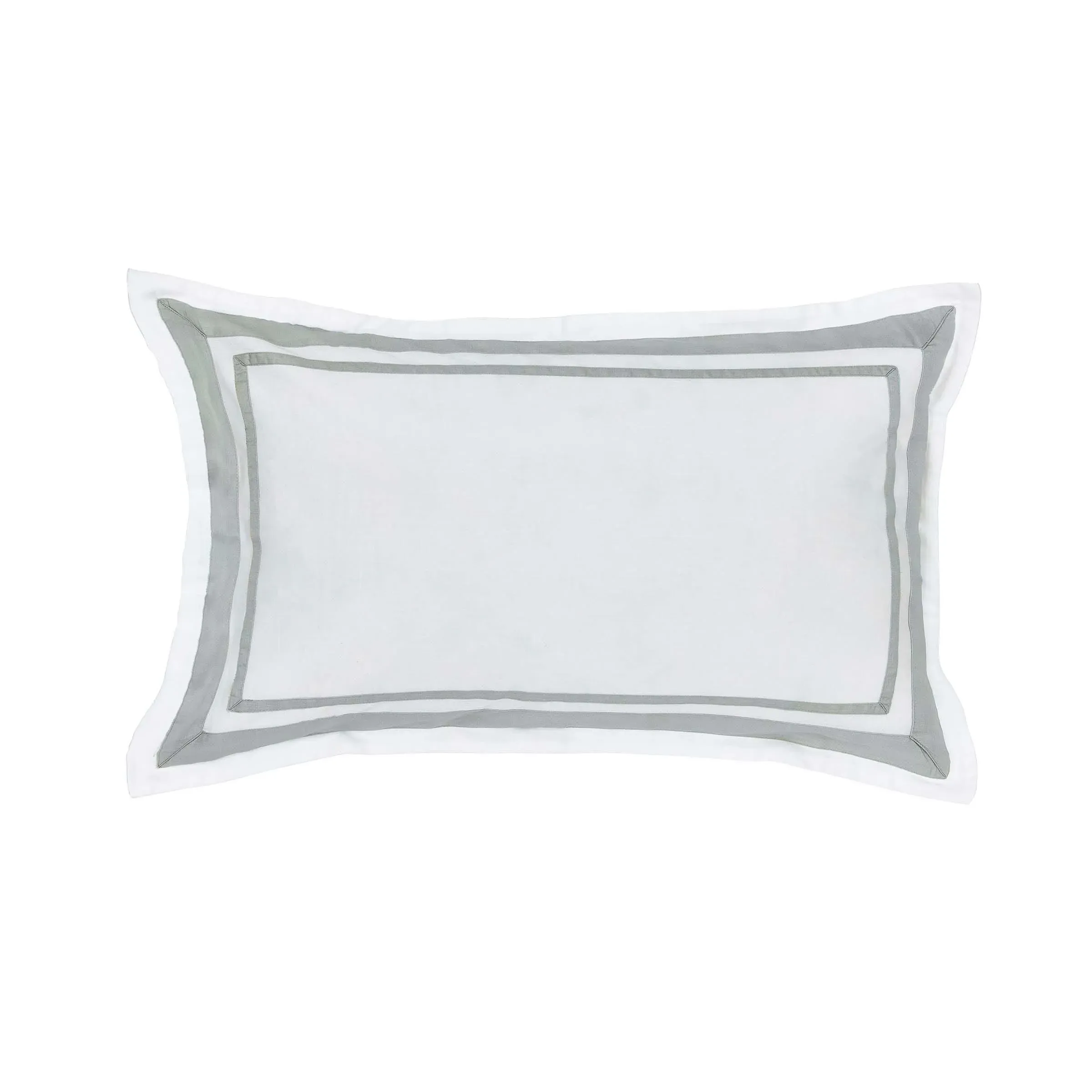 Oxford Pillowcase - Cloud Grey, Cotton