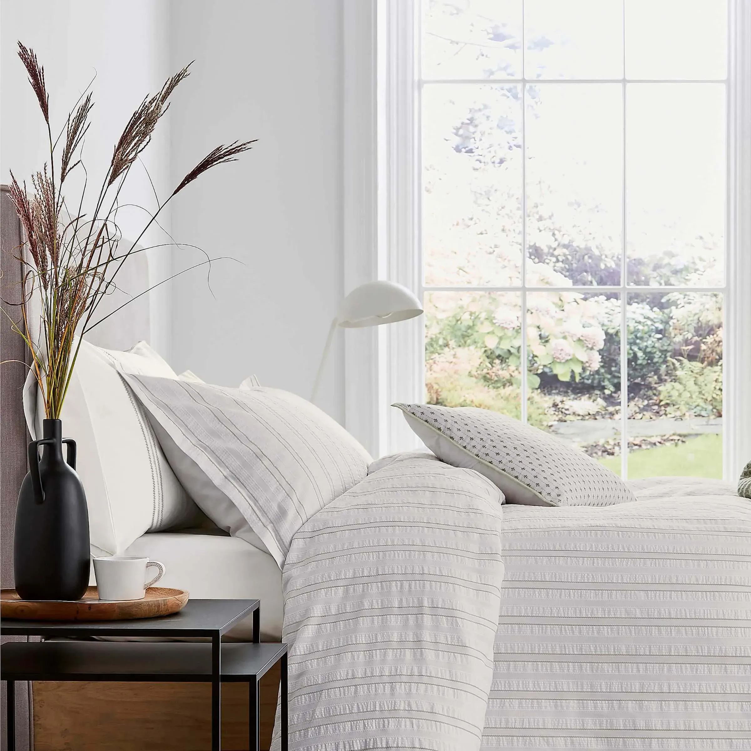 Oxford Pillowcase Waffle Weave - Green, Cotton