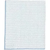 Quilted Throw Blanket - Ballintoy Blue, Cotton