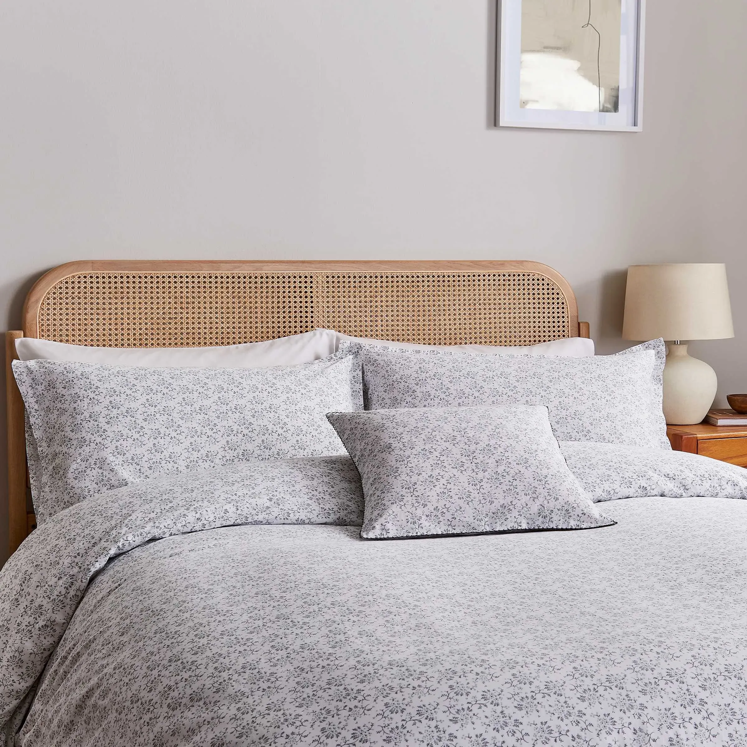 Single Duvet Cover Set - Cloud Grey, Cotton image