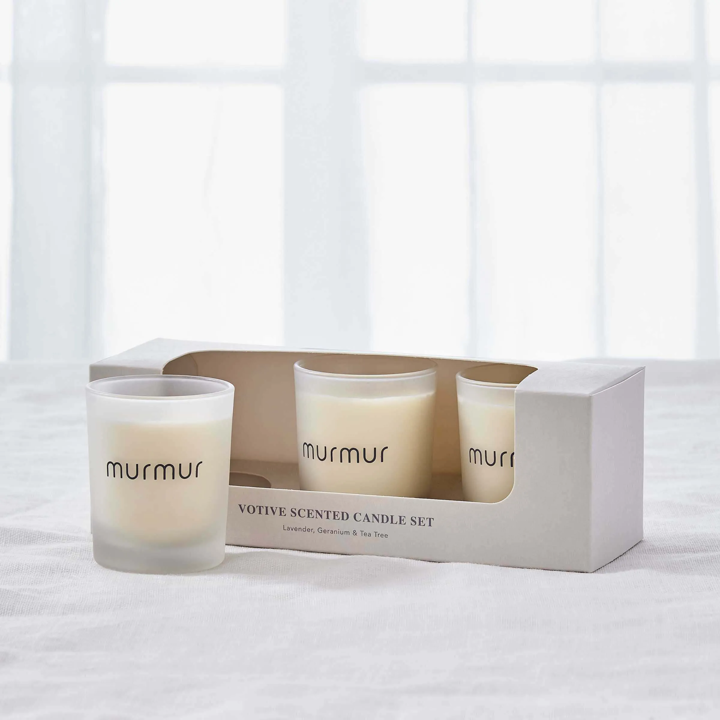Sleep Votive Scented Candle 3 Pack - Lavender, Geranium & Tea Tree alternate view
