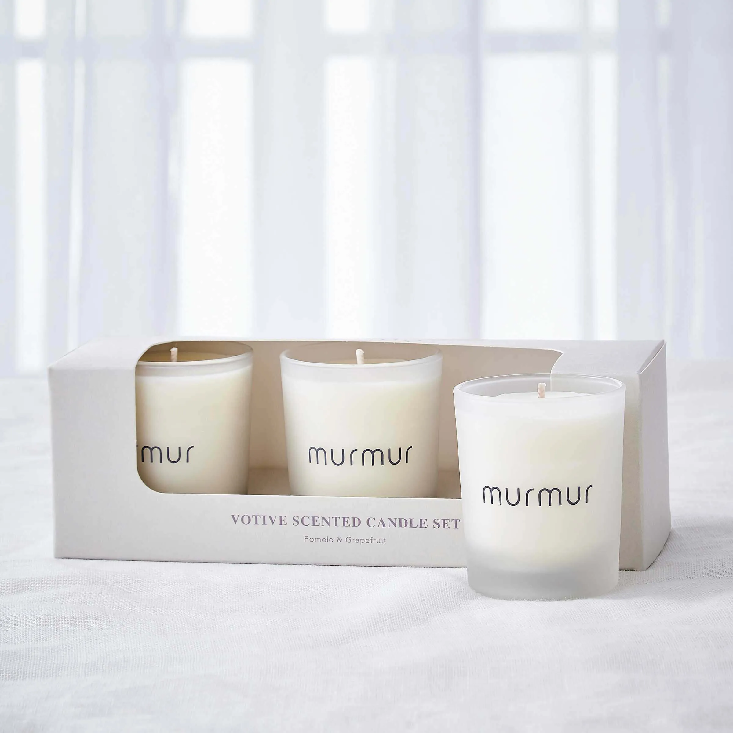 Spa Votive Scented Candle 3 Pack - Lime, Basil & Mandarin alternate view