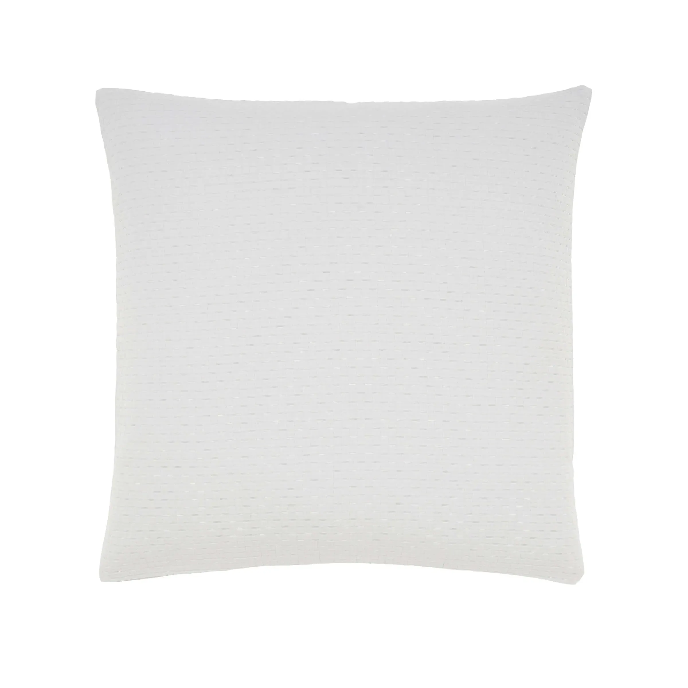 Square Pillowcase Matelasse Style - Grey, Cotton