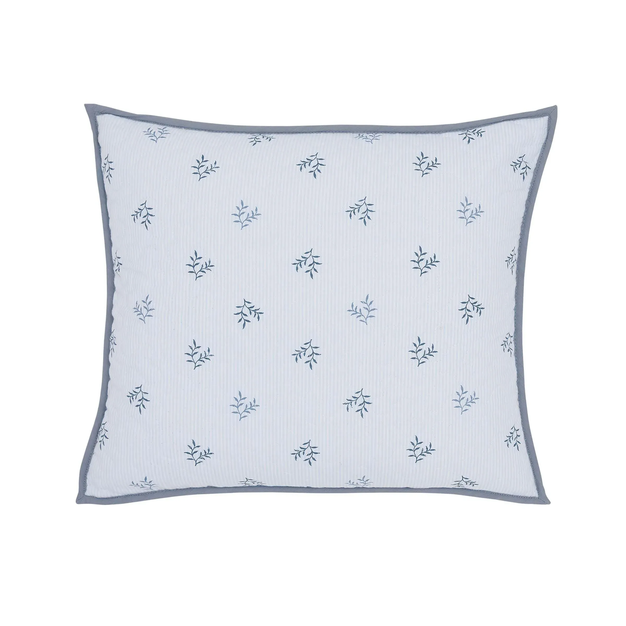 Square Quilted Cushion - Ballintoy Blue image