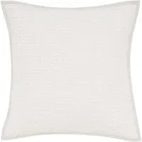 Square Quilted Cushion - Cloud Grey
