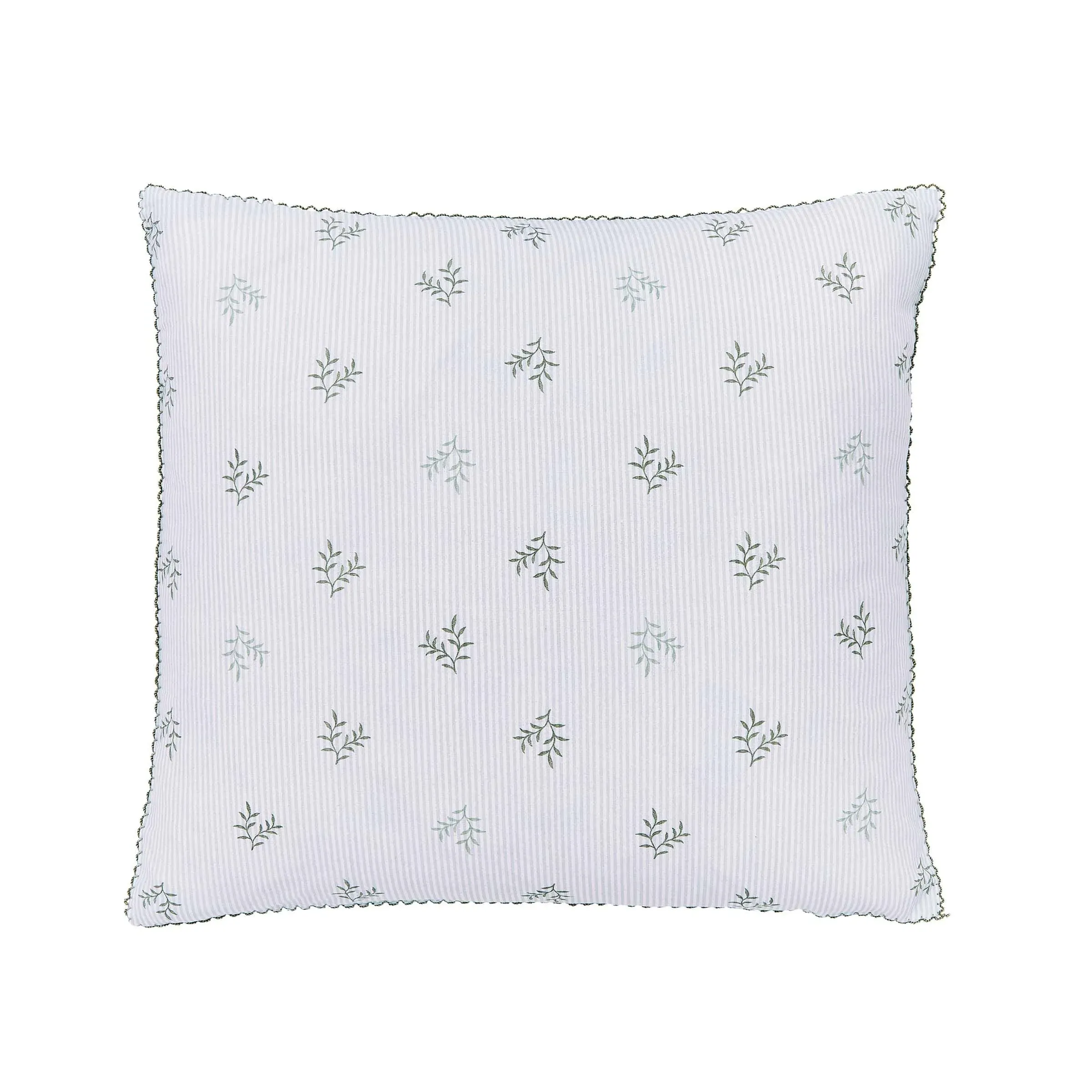 Square Quilted Cushion - Mourne Green