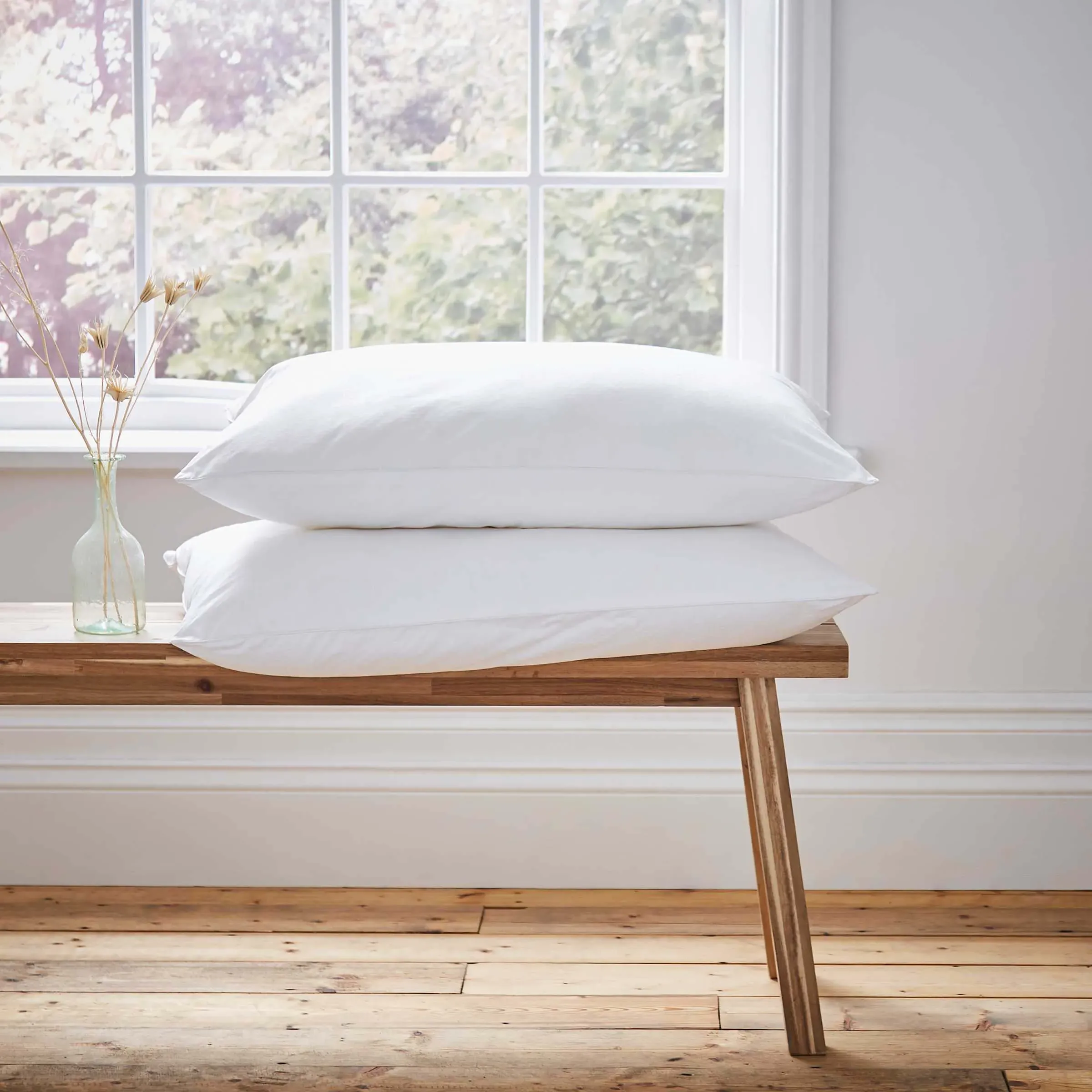 Standard Pillow Pair - White, Cotton product