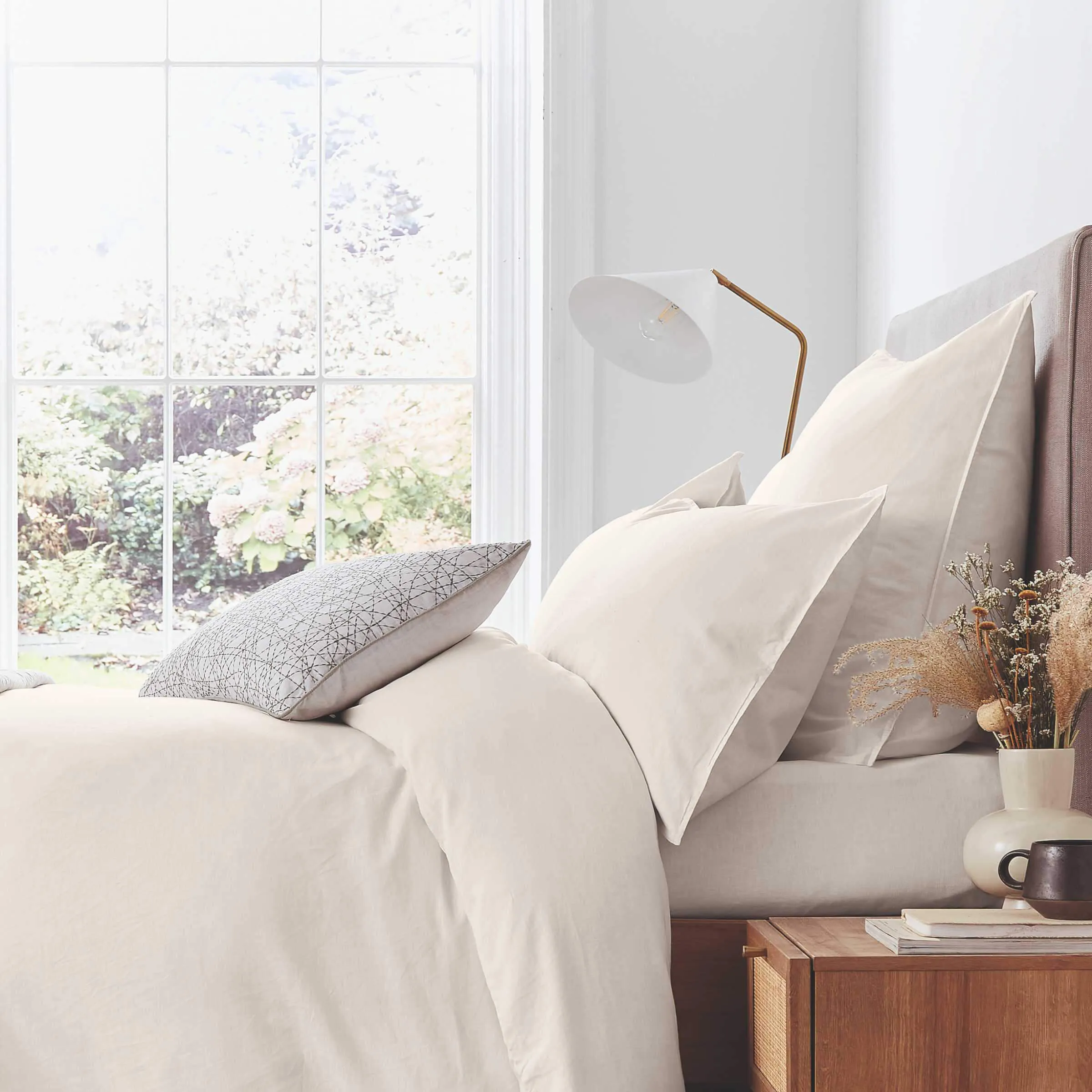 Standard Pillowcase - Ivory, Linen Cotton