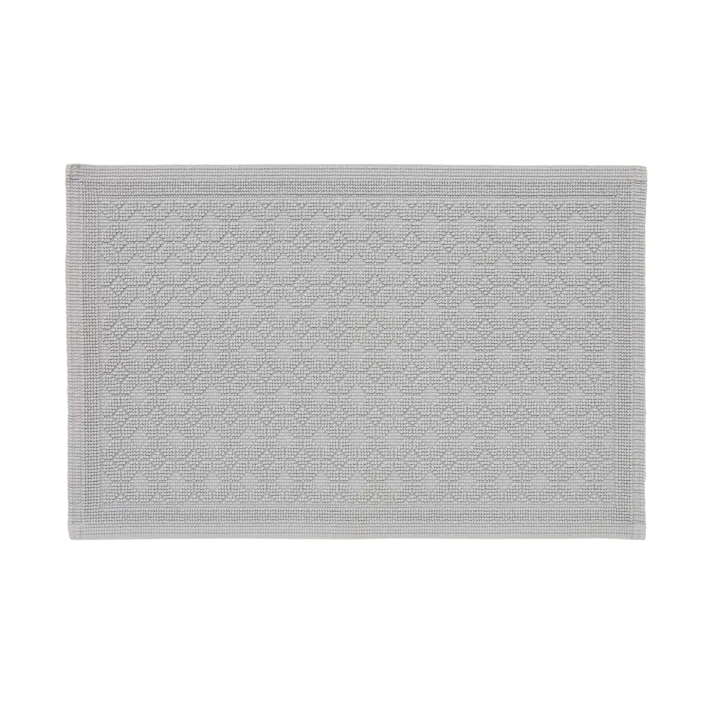 Stella Bath Mat - Cloud Grey, Cotton product