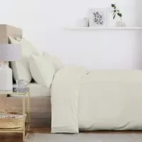 Super King Duvet Cover 500TC - Green, Cotton