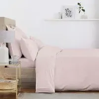 Super King Duvet Cover 500TC - Rose, Cotton