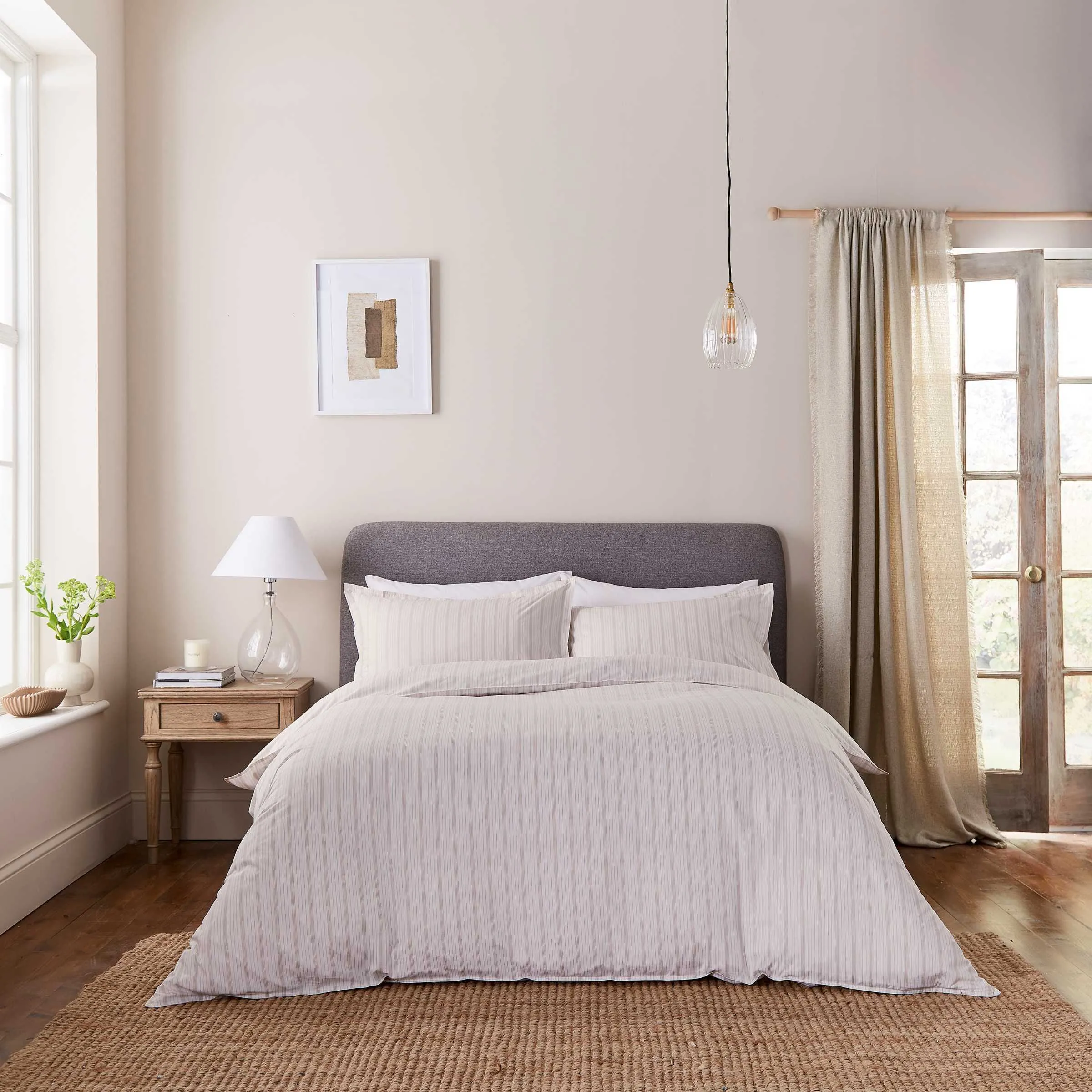 Super King Duvet Cover Set - Linen, Cotton