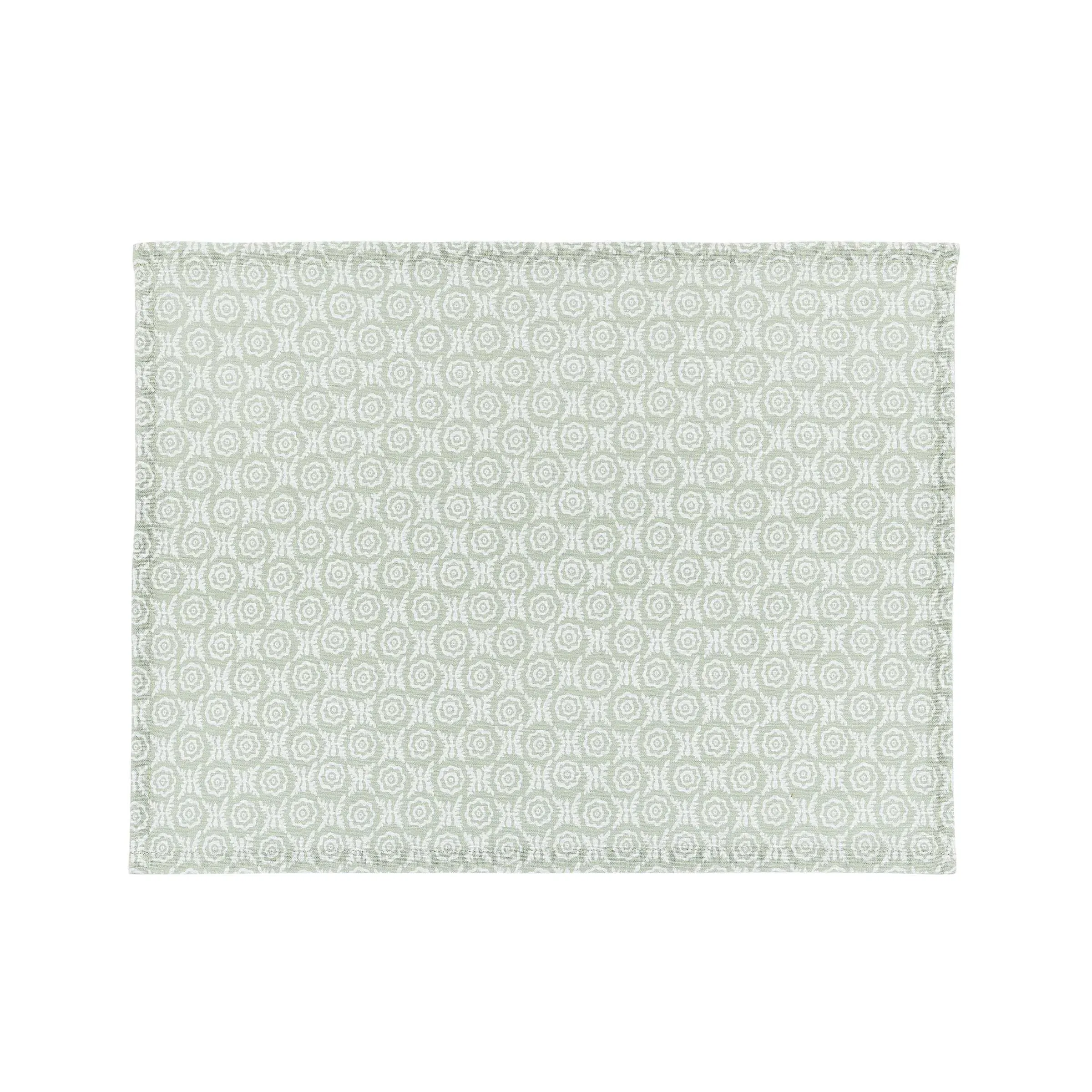 Thea Placemat Set of 2 - Mourne Green, Cotton product
