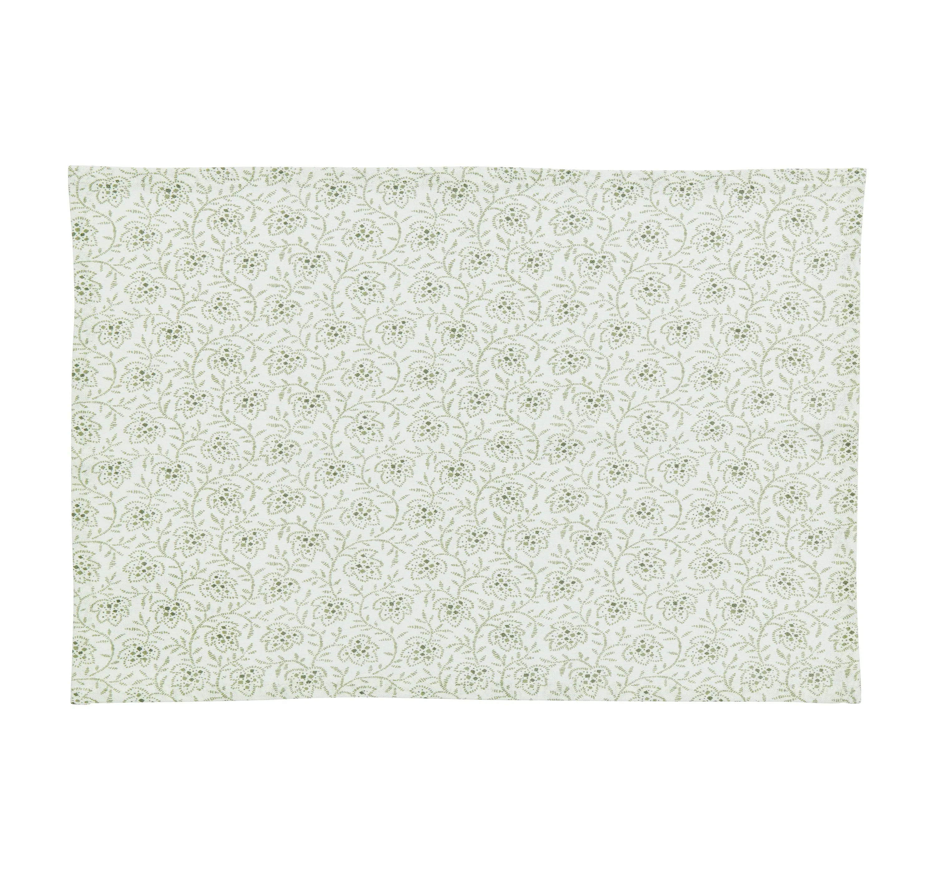 Vine Placemat Pair - Sage, Cotton image